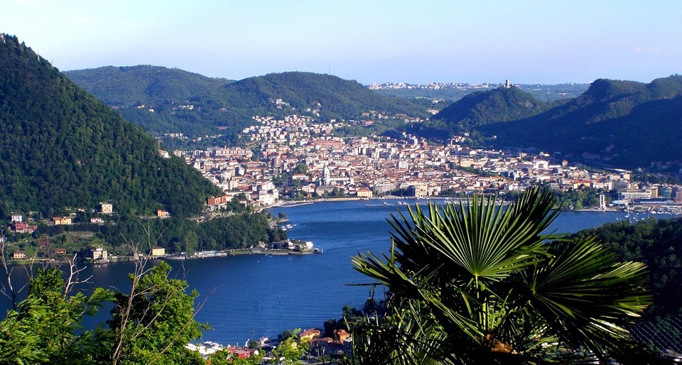 Architecture Italy Cities Lake Como City Buildings italien