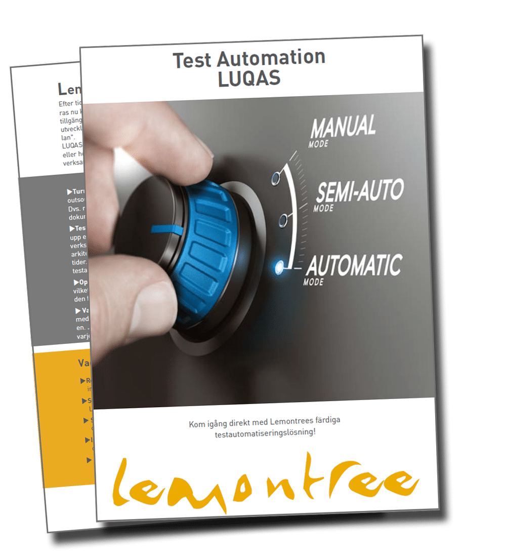 Test Automation LUQAS Test Automation LUQAS